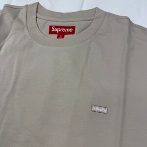 Supreme Small Box Logo Tee Tan Khaki Mens XL FW23 Short Sleeve T-Shirt Portugal